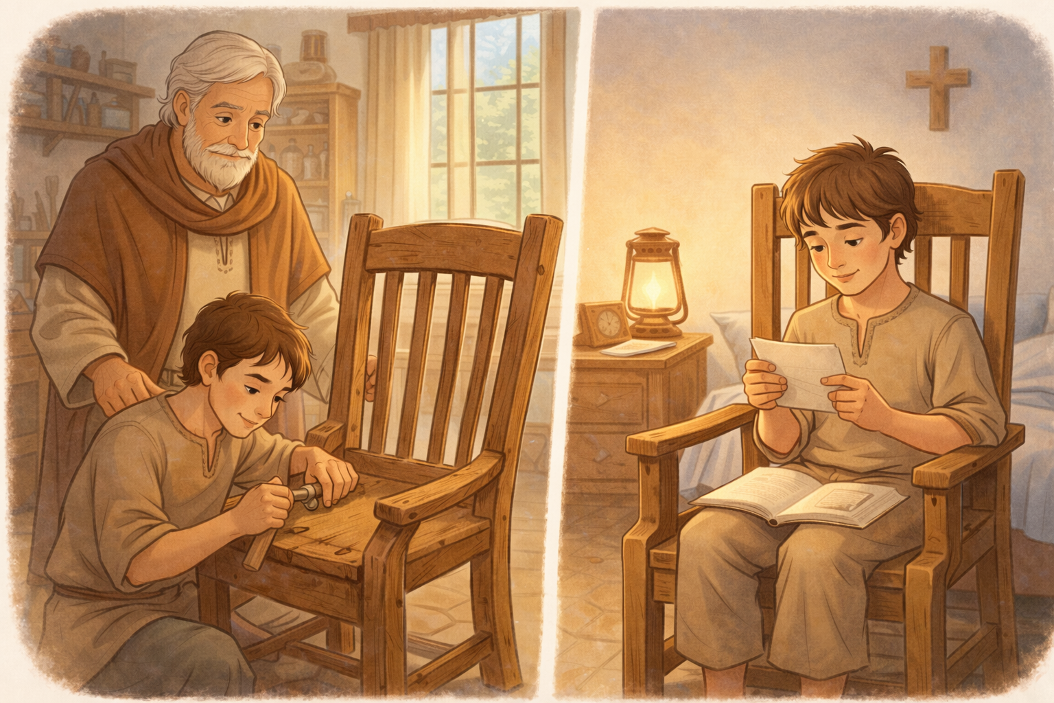 じいじの木のイスと ひみつの手紙