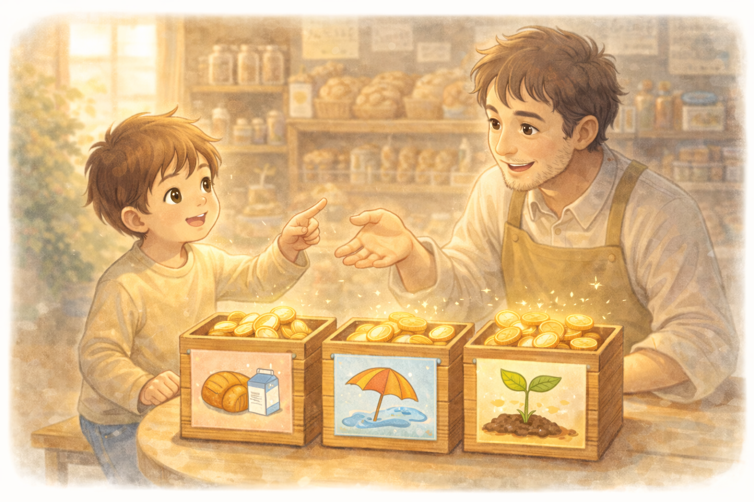 お金を3つに分ける 〜まもる・育てる・そなえる〜