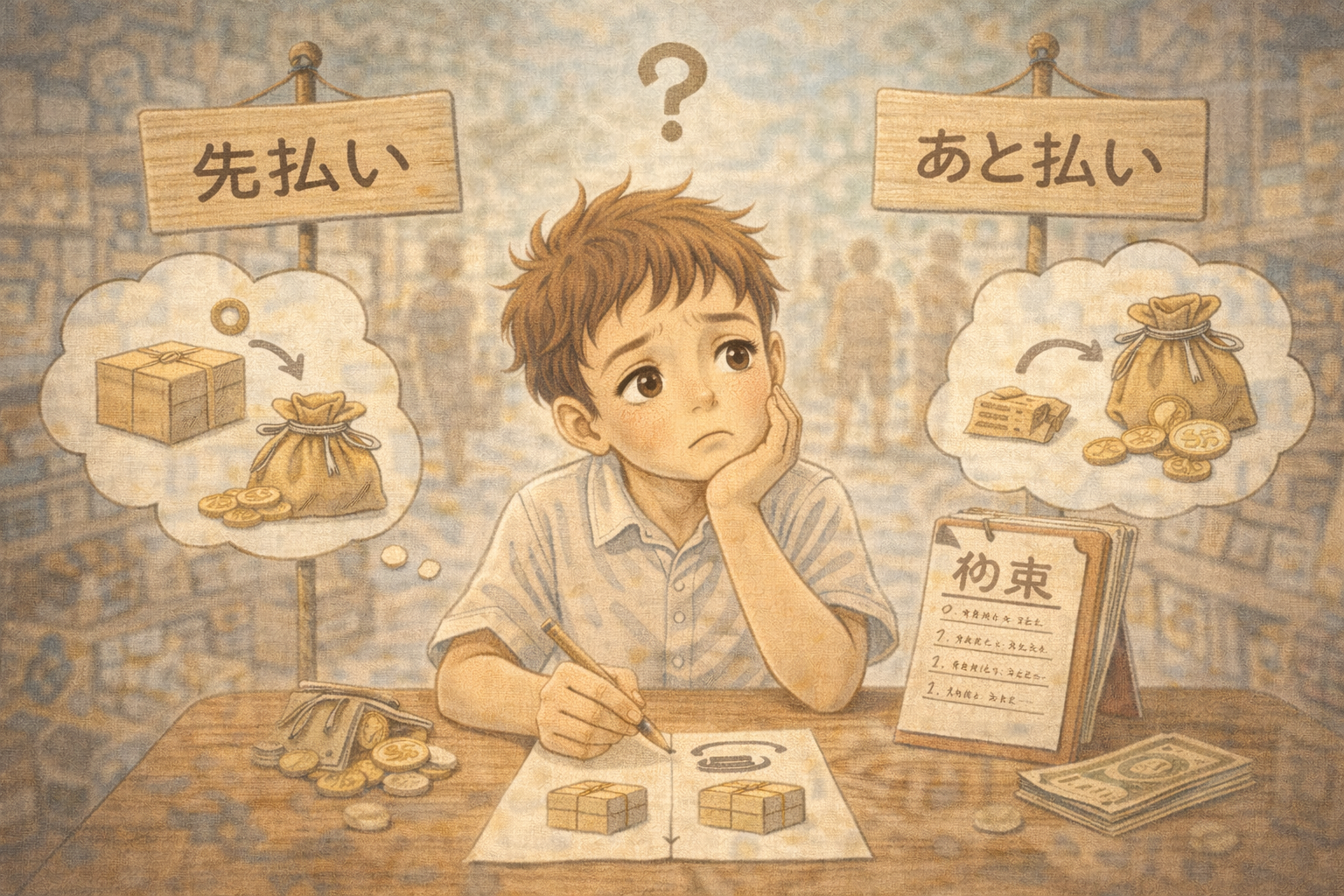 先に払う？あとで払う？ 〜約束を守る“しかけ”〜