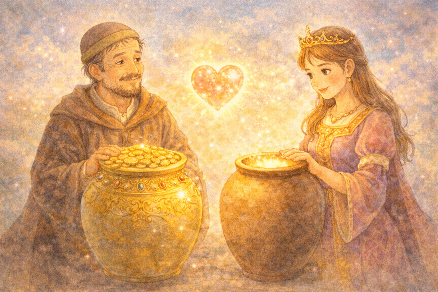 金のツボと土のツボ 〜本当の宝物はどこにある？〜