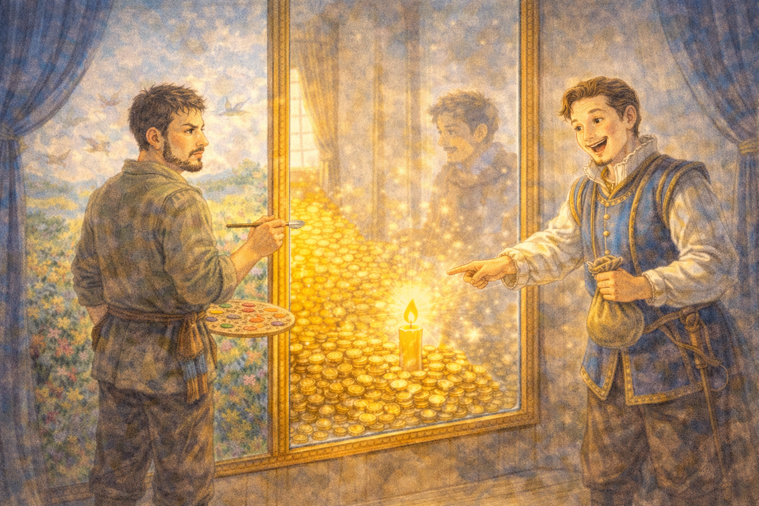 鏡の壁と消えた金貨 〜本当の努力の見つけ方〜