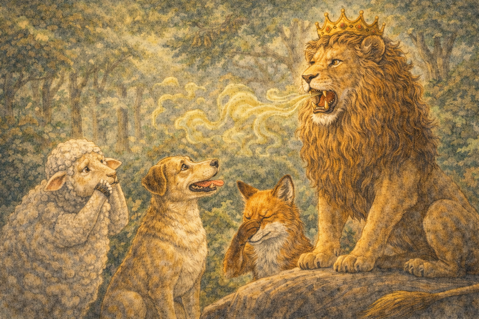 ライオン王様の「お口」の悩み 〜正直と嘘のあいだにある知恵〜