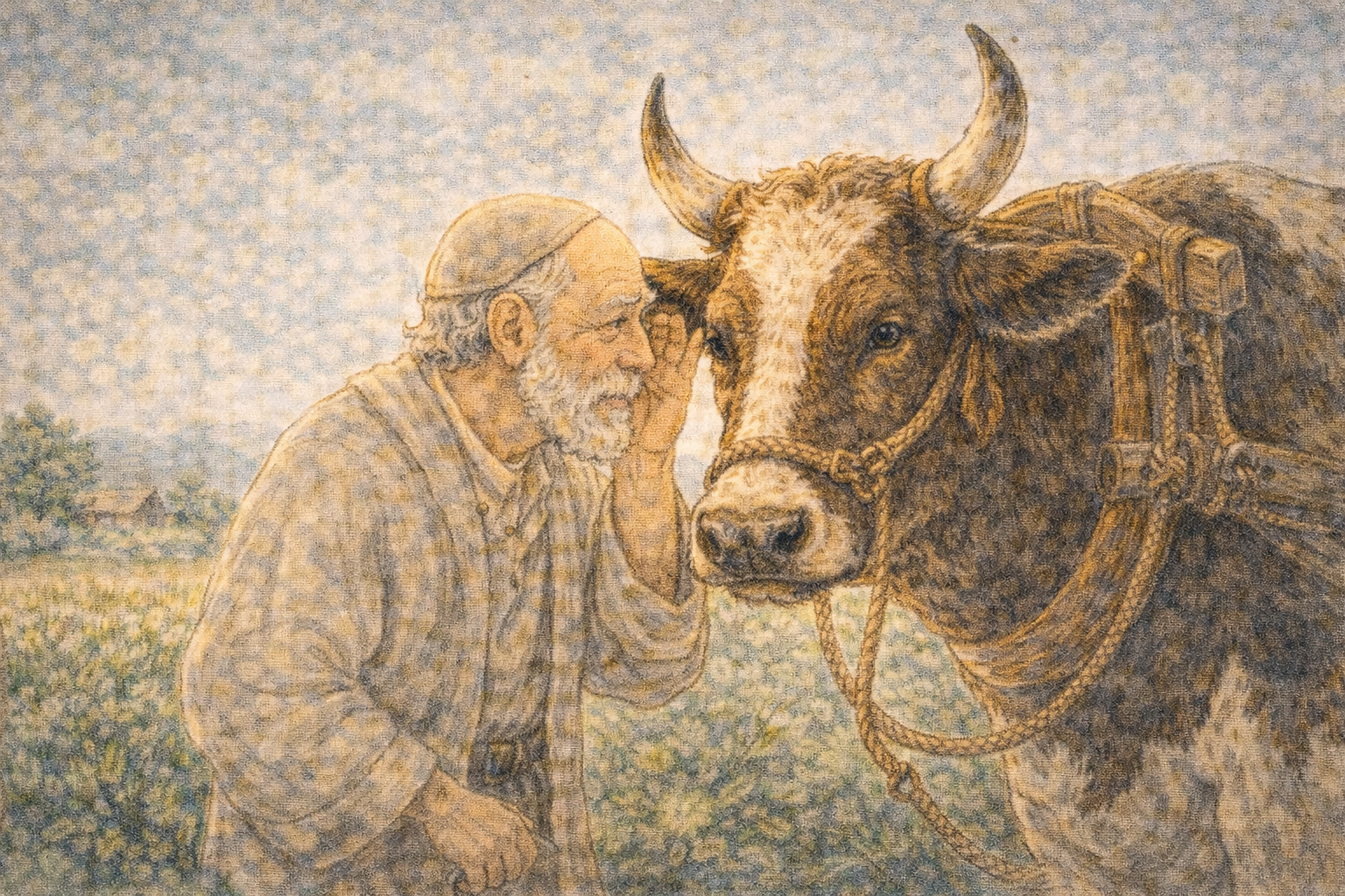 働かなくなった牛 〜おじいさんと牛の不思議な約束〜