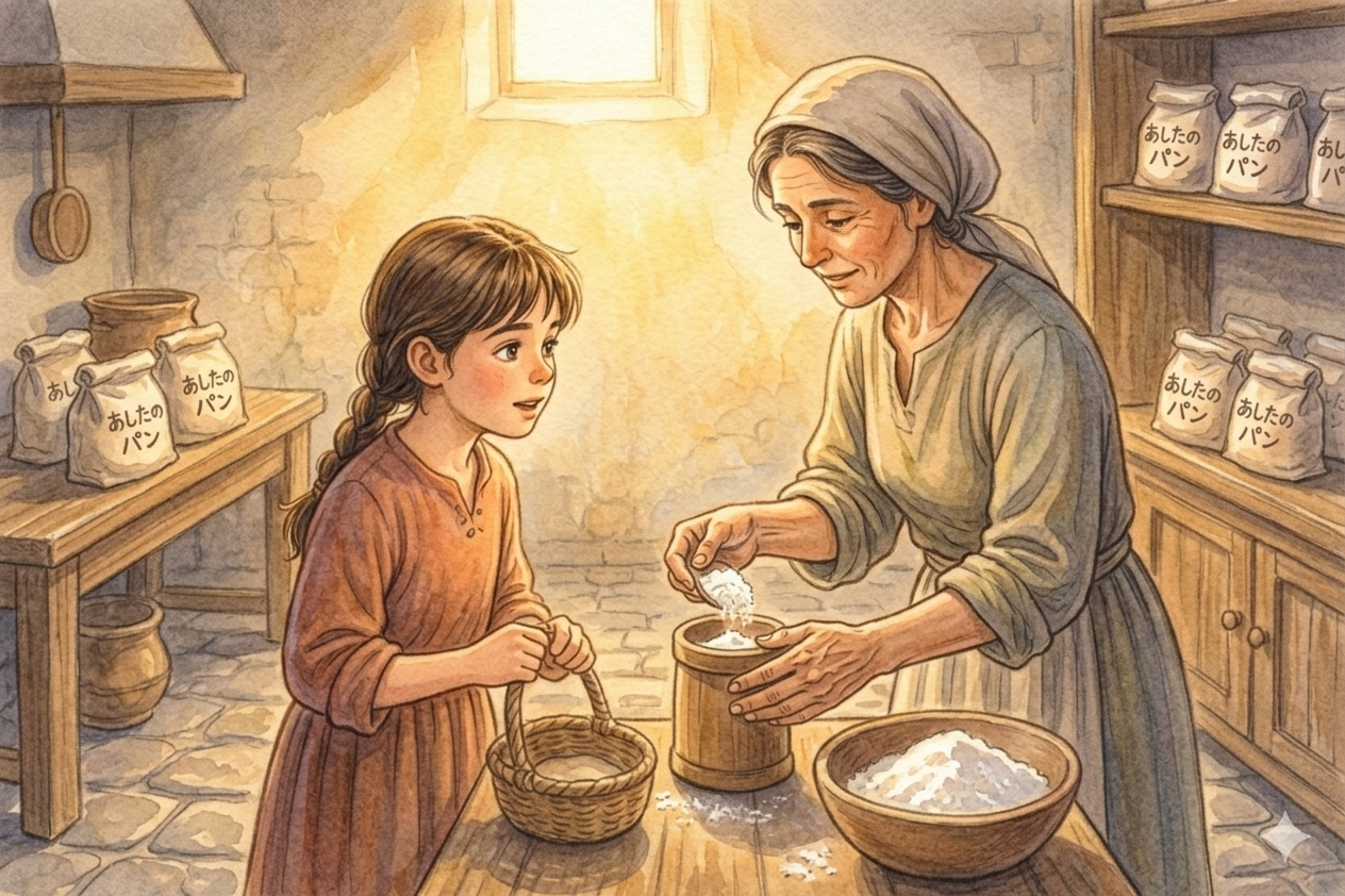 あしたのパンのために 〜少しだけ残した粉の話〜